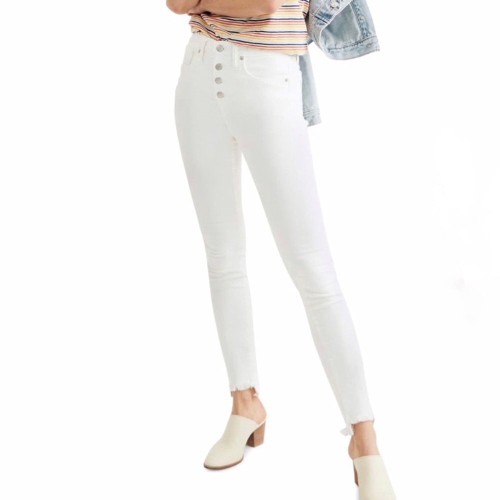 MADEWELL 10” High Rise Skinny Jeans!